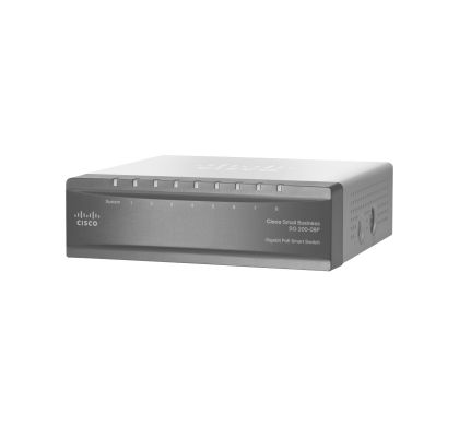 CISCO SG200-08P 8 Ports Manageable Ethernet Switch