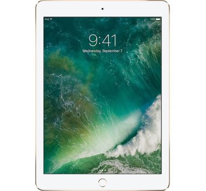 APPLE iPad Tablet - 24.6 cm (9.7") -  A9 Dual-core (2 Core) - 32 GB - iOS 10 - 2048 x 1536 - Retina Display, In-plane Switching (IPS) Technology - Gold FrontMaximum