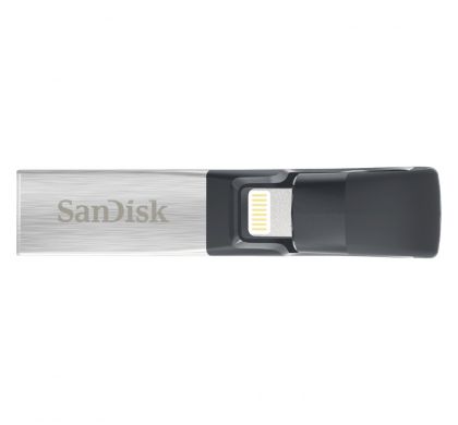SANDISK iXpand 256 GB Lightning, USB 3.0 Flash Drive - Grey TopMaximum