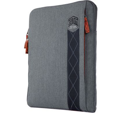 STM Goods Ridge Carrying Case (Sleeve) for 38.1 cm (15") Notebook, Accessories, Books, Pen, Stylus, MacBook, Ultrabook, Tablet, Electronic Device - Tornado Gray LeftMaximum