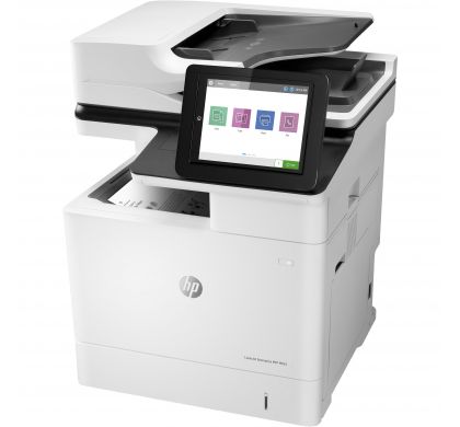 HP LaserJet M633fh Laser Multifunction Printer - Monochrome - Plain Paper Print - Desktop LeftMaximum