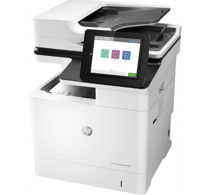 HP LaserJet M631dn Laser Multifunction Printer - Monochrome - Plain Paper Print - Desktop LeftMaximum