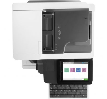 HP LaserJet M633z Laser Multifunction Printer - Monochrome - Plain Paper Print - Floor Standing TopMaximum