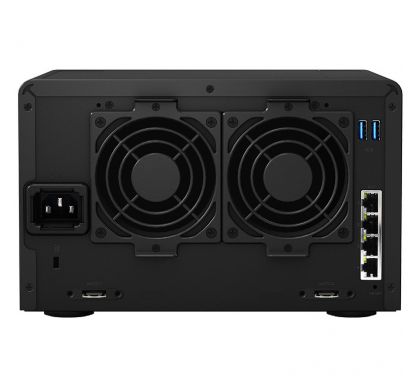 SYNOLOGY DiskStation DS1517 5 x Total Bays SAN/NAS Storage System - Desktop RearMaximum