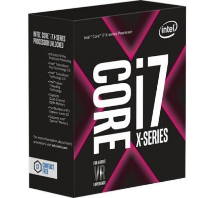 INTEL Core i7 i7-7820X Octa-core (8 Core) 3.60 GHz Processor - Socket R4 LGA-2066Retail Pack