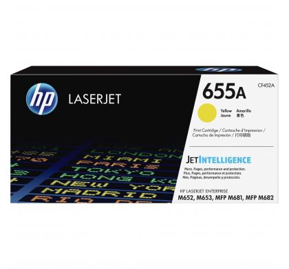 HP 655A Original Toner Cartridge - Yellow