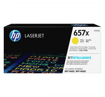 HP 657X Original Toner Cartridge - Yellow