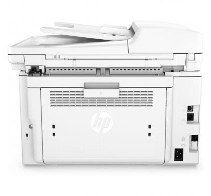 HP LaserJet Pro M227 M227fdn Laser Multifunction Printer - Monochrome - Plain Paper Print - Desktop RearMaximum