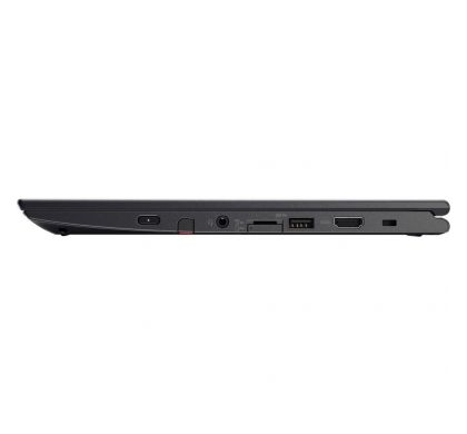 LENOVO ThinkPad Yoga 370 20JH0017AU 33.8 cm (13.3") Touchscreen LCD 2 in 1 Notebook - Intel Core i7 (7th Gen) i7-7500U Dual-core (2 Core) 2.70 GHz - 8 GB DDR4 SDRAM - 256 GB SSD - Windows 10 Pro 64-bit (English) - 1920 x 1080 - In-plane Switching (IPS) Technology - Black LeftMaximum