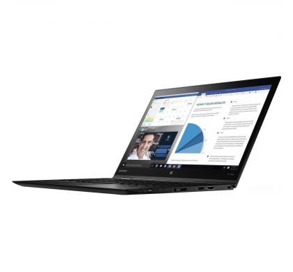 LENOVO ThinkPad X1 Yoga 20JD0019AU 35.6 cm (14") Touchscreen LCD 2 in 1 Ultrabook - Intel Core i5 (7th Gen) i5-7200U Dual-core (2 Core) 2.50 GHz - 8 GB LPDDR3 - 256 GB SSD - Windows 10 Pro 64-bit (English) - 1920 x 1080 - In-plane Switching (IPS) Technology - Black
