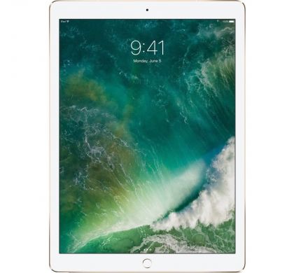 APPLE iPad Pro Tablet - 26.7 cm (10.5") -  A10X Hexa-core (6 Core) - 256 GB - iOS 10 - 2224 x 1668 - Retina Display - 4G - GSM, CDMA2000 Supported - Gold FrontMaximum