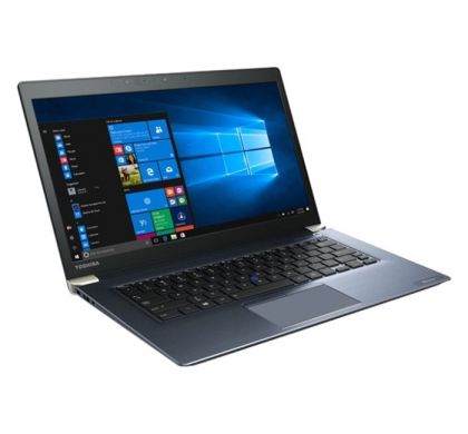 TOSHIBA Tecra X40 35.6 cm (14") Touchscreen LCD Notebook - Intel Core i7 (7th Gen) i7-7500U Dual-core (2 Core) 2.70 GHz - 8 GB DDR4 SDRAM - 256 GB SSD - Windows 10 Pro 64-bit - 1920 x 1080 - Blue Black Hairline