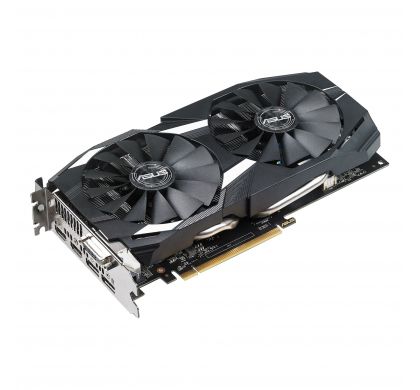 ASUS DUAL-RX580-O8G Radeon RX 580 Graphic Card - 1.36 GHz Core - 1.38 GHz Boost Clock - 8 GB GDDR5