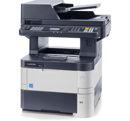 KYOCERA Ecosys M3040DN Laser Multifunction Printer - Monochrome - Plain Paper Print - Desktop LeftMaximum