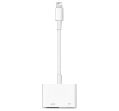 APPLE HDMI/Lightning A/V Cable for Audio/Video Device, iPod, iPad, iPhone, TV, Projector