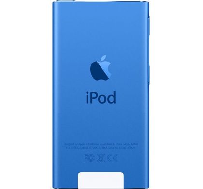 APPLE iPod nano 8G 16 GB Blue Flash Portable Media Player RearMaximum