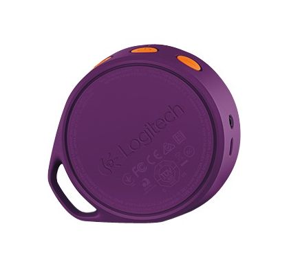 LOGITECH X50 1.0 Speaker System - 3 W RMS - Wireless Speaker(s) - Portable - Battery Rechargeable - Orange RearMaximum