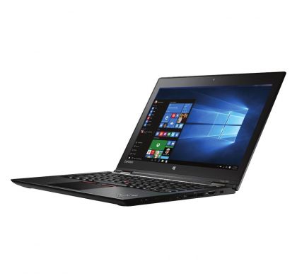 LENOVO ThinkPad Yoga 20FD000SAU 31.8 cm (12.5") LCD 2 in 1 Notebook - Intel Core i3 (6th Gen) i3-6100U Dual-core (2 Core) 2.30 GHz - 4 GB DDR4 SDRAM - 128 GB SSD - Windows 10 Pro 64-bit - 1366 x 768 - Convertible - Black LeftMaximum