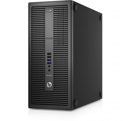 HP EliteDesk 800 G2 Desktop Computer - Intel Core i5 (6th Gen) i5-6500 3.20 GHz - 8 GB DDR4 SDRAM - 128 GB SSD - Windows 7 Professional 64-bit upgradable to Windows 10 Pro - Micro Tower LeftMaximum