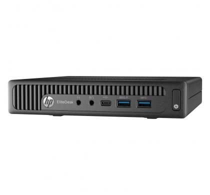 HP EliteDesk 800 G2 Desktop Computer - Intel Core i7 (6th Gen) i7-6700T 2.80 GHz - 8 GB DDR4 SDRAM - 128 GB SSD - Windows 7 Professional 64-bit upgradable to Windows 10 Pro - Mini PC LeftMaximum