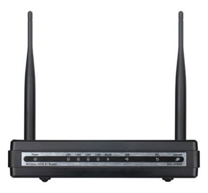 D-LINK DSL-2750U IEEE 802.11n ADSL2+ Modem/Wireless Router FrontMaximum