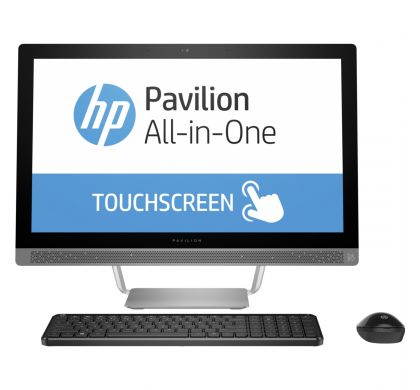 HP Pavilion 24-b000 24-b014a All-in-One Computer - AMD A-Series A6-9210 2.40 GHz - 60.5 cm (23.8") 1920 x 1080 Touchscreen Display - Desktop - Refurbished