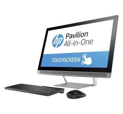 HP Pavilion 24-b000 24-b014a All-in-One Computer - AMD A-Series A6-9210 2.40 GHz - 60.5 cm (23.8") 1920 x 1080 Touchscreen Display - Desktop - Refurbished LeftMaximum