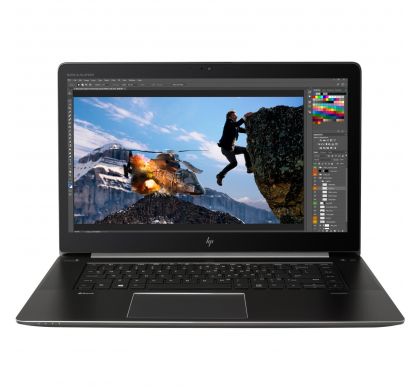 HP ZBook Studio G4 39.6 cm (15.6") LCD Mobile Workstation - Intel Xeon (7th Gen) E3-1505M v6 Quad-core (4 Core) 3 GHz - 16 GB DDR4 SDRAM - 512 GB SSD - Windows 10 Pro 64-bit - 1920 x 1080 - In-plane Switching (IPS) Technology - Space Silver FrontMaximum