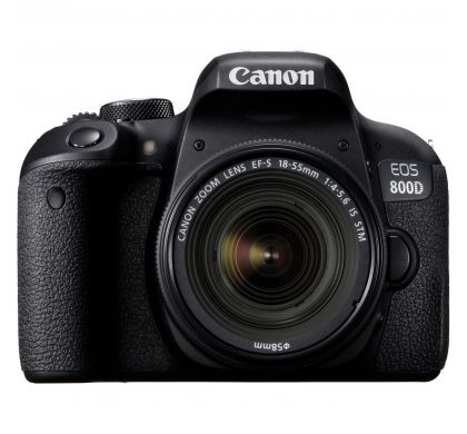 CANON EOS 800D 24 Megapixel Digital SLR Camera with Lens - 18 mm - 55 mm FrontMaximum