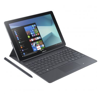 SAMSUNG Galaxy Book SM-W720 30.5 cm (12") Touchscreen LCD 2 in 1 Notebook - Intel Core i5 (7th Gen) i5-7200U Dual-core (2 Core) 2.50 GHz - 8 GB - 256 GB SSD - Windows 10 Home - 2160 x 1440 - Hybrid - Silver RightMaximum