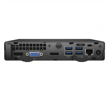 HP EliteDesk 800 G2 Desktop Computer - Intel Core i5 (6th Gen) i5-6500T 2.50 GHz - 8 GB DDR4 SDRAM - 500 GB HHD - Windows 7 Professional 64-bit upgradable to Windows 10 Pro - Mini PC RearMaximum