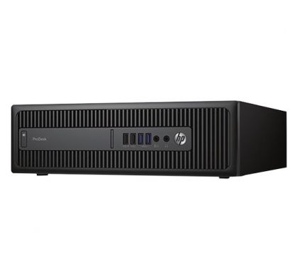 HP Business Desktop ProDesk 600 G2 Desktop Computer - Intel Core i5 (6th Gen) i5-6500 3.20 GHz - 8 GB DDR4 SDRAM - 256 GB SSD - Windows 7 Professional 64-bit upgradable to Windows 10 Pro - Small Form Factor LeftMaximum
