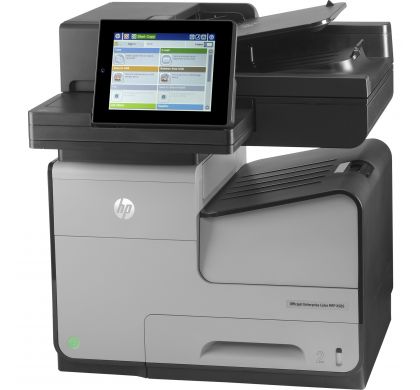 HP Officejet X585dnm Laser Multifunction Printer - Colour - Plain Paper Print - Desktop LeftMaximum