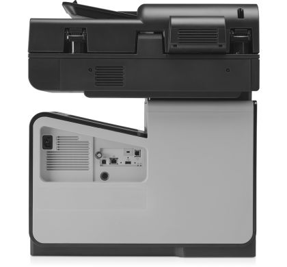 HP Officejet X585zm Inkjet Multifunction Printer - Colour - Plain Paper Print - Desktop RearMaximum