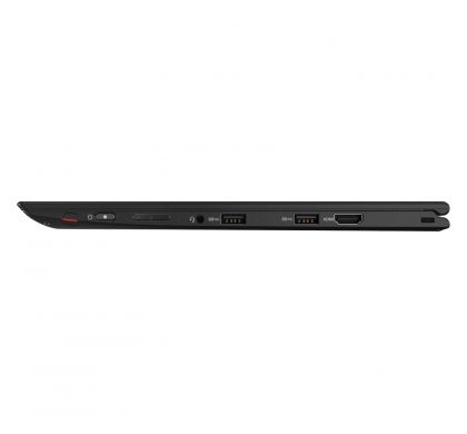 LENOVO ThinkPad X1 Yoga 20FQ001PAU 35.6 cm (14") 2 in 1 Ultrabook - Intel Core i7 (6th Gen) i7-6500U Dual-core (2 Core) 2.50 GHz - 8 GB LPDDR3 - 256 GB SSD - Windows 10 Pro 64-bit - 2560 x 1440 - In-plane Switching (IPS) Technology - Convertible - Black LeftMaximum