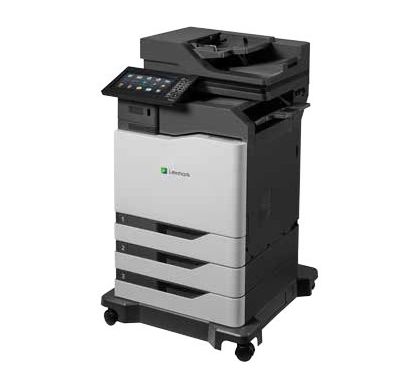 LEXMARK CX825dte Laser Multifunction Printer - Colour - Plain Paper Print - Floor Standing LeftMaximum