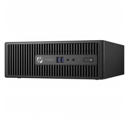 HP Business Desktop ProDesk 400 G3 Desktop Computer - Intel Core i5 (6th Gen) i5-6500 3.20 GHz - 4 GB DDR4 SDRAM - 500 GB HDD - Windows 10 Pro 64-bit downgradable to Windows 7 Professional - Small Form Factor LeftMaximum
