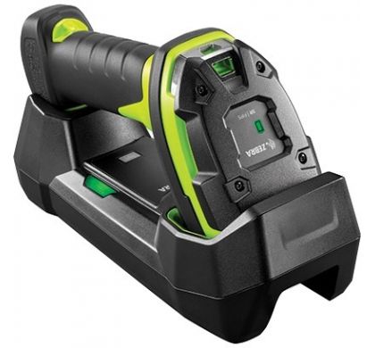 ZEBRA LI3678 Handheld Barcode Scanner - Wireless Connectivity - Industrial Green, Black TopMaximum