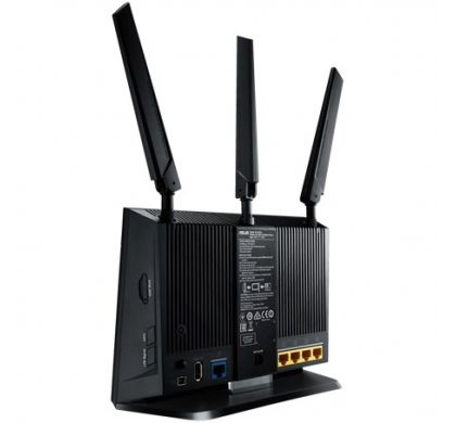 ASUS 4G-AC55U IEEE 802.11ac Cellular Modem/Wireless Router LeftMaximum