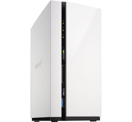 QNAP Turbo NAS TS-228 2 x Total Bays NAS Storage System - Mini-tower