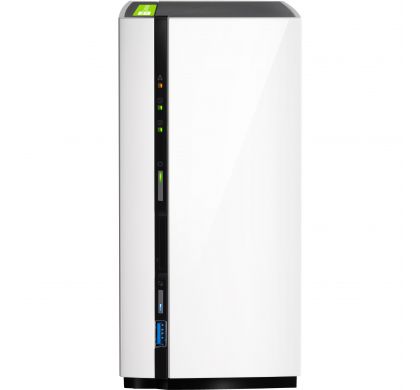 QNAP Turbo NAS TS-228 2 x Total Bays NAS Storage System - Mini-tower FrontMaximum