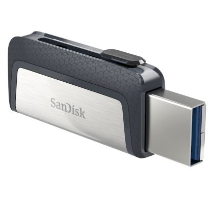 SANDISK Ultra Dual 128 GB USB 3.1, USB Type C Flash Drive RearMaximum