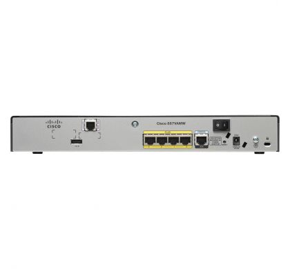CISCO 887VAM Router - Refurbished RearMaximum