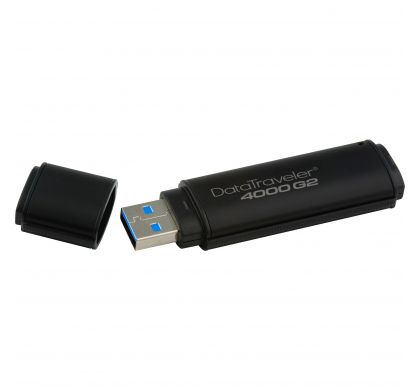 KINGSTON DataTraveler 4000 G2 8 GB USB 3.0 Flash Drive - 256-bit AES RightMaximum