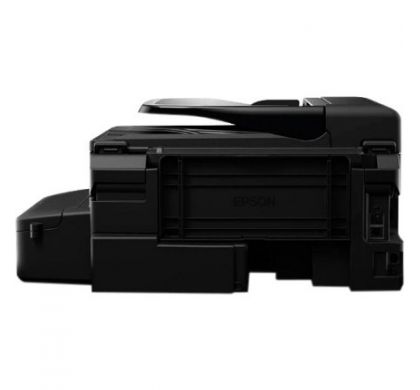 EPSON WorkForce ET-4500 Inkjet Multifunction Printer - Colour - Plain Paper Print - Desktop RearMaximum