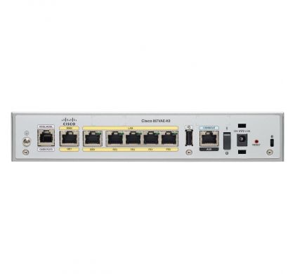 CISCO 867VAE ADSL2+, VDSL2 Modem/Wireless Router RearMaximum