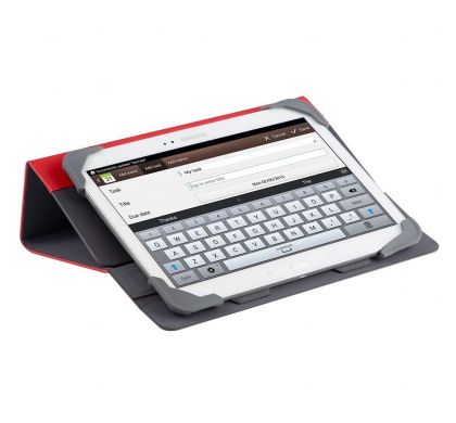 TARGUS Fit N' Grip II THZ66303AU Carrying Case (Flip) for 25.7 cm (10.1") Tablet - Grey TopMaximum