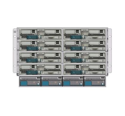 CISCO UCS 5108 Blade Server Case - Rack-mountable - Grey FrontMaximum