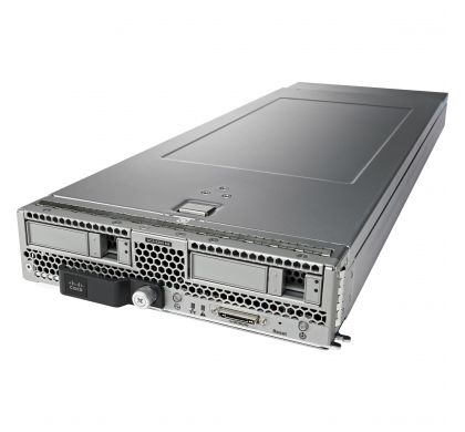 CISCO B200 M4 Blade Server - 2 x Intel Xeon E5-2683 v4 Hexadeca-core (16 Core) 2.10 GHz - 256 GB Installed DDR4 SDRAM - Serial Attached SCSI (SAS) Controller LeftMaximum