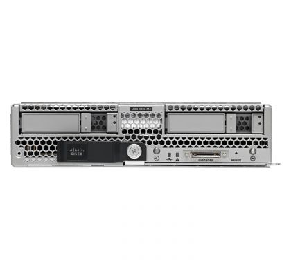 CISCO B200 M4 Blade Server - 2 x Intel Xeon E5-2683 v4 Hexadeca-core (16 Core) 2.10 GHz - 256 GB Installed DDR4 SDRAM - Serial Attached SCSI (SAS) Controller FrontMaximum